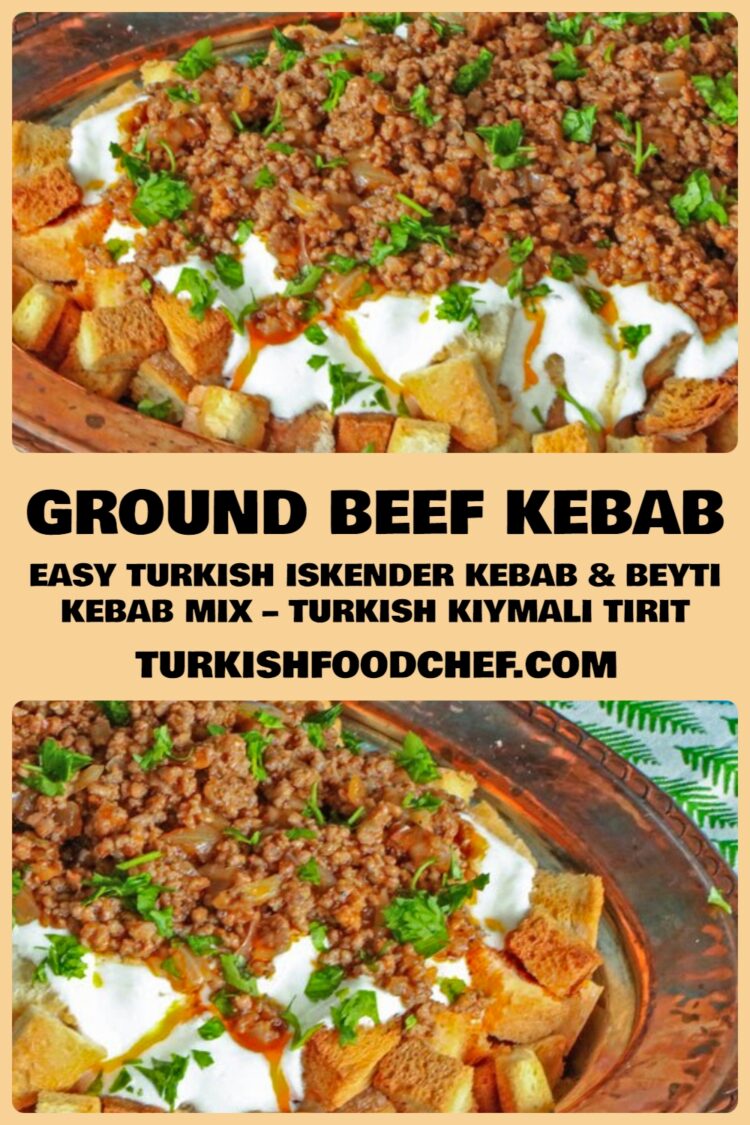 Ground Beef Kebab An Unbelievably Easy Turkish Iskender Kebab Beyti