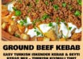 Ground Beef Kebab – An Unbelievably Easy Turkish Iskender Kebab & Beyti Kebab Mix – Turkish Kiymali Tirit **New