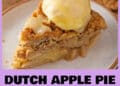 Best and Easy Dutch Apple Pie Recipe