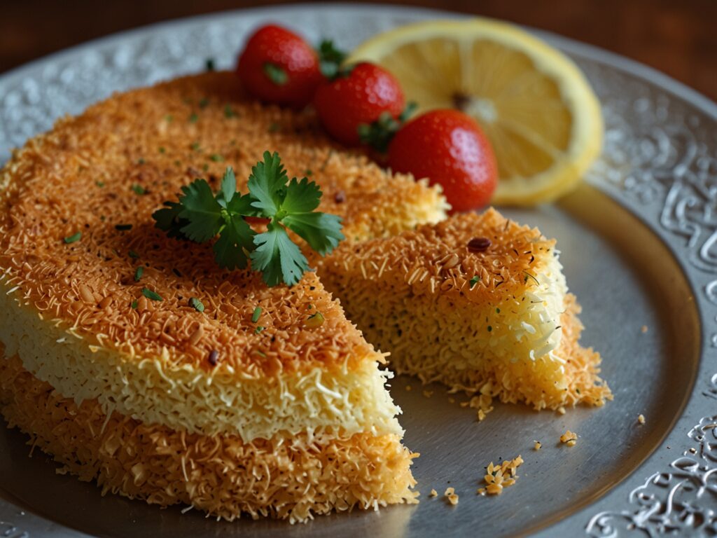 Middle Eastern sweets on a platter representing the dark origins and rich history of these decadent delights