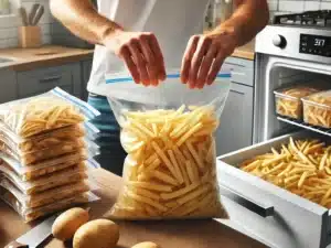 freezing French fries