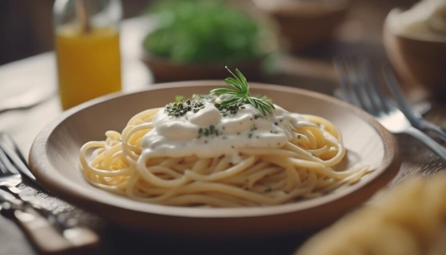 creamy yogurt pasta recipe
