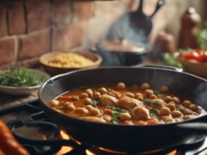 delicious chicken and legume