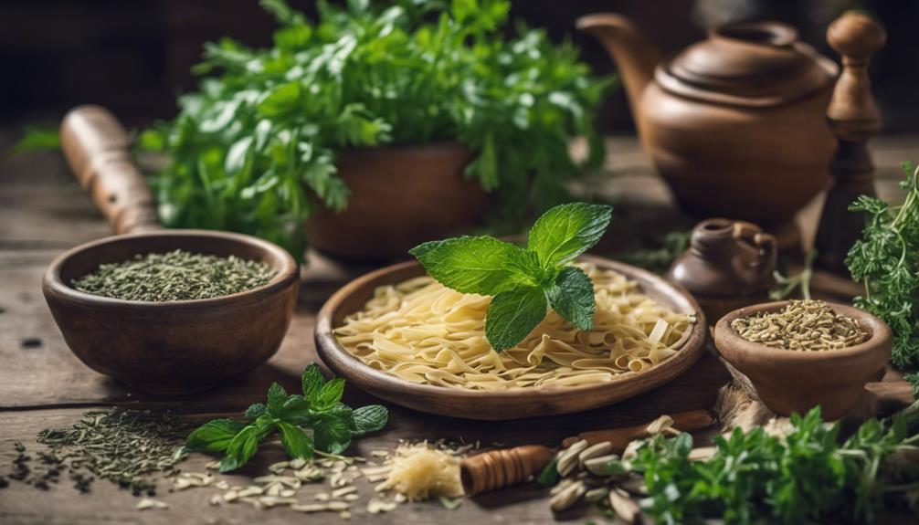 Image showcasing Herb-Infused Turkish Pasta Recipe Guide