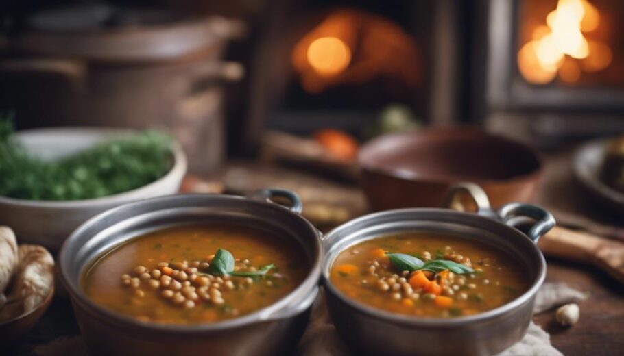 delicious homemade lentil soup