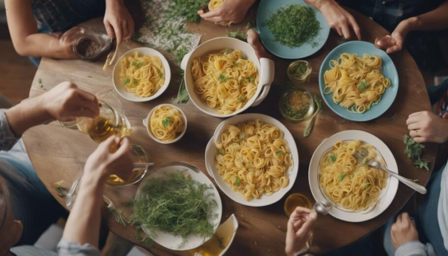 family pasta dinner perfection