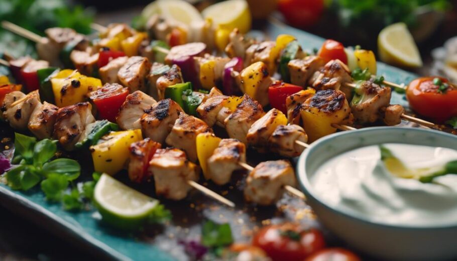 flavorful turkish chicken skewers
