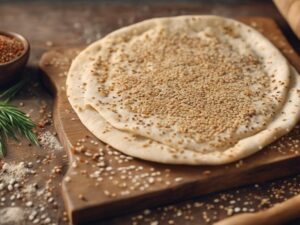 sesame seed flatbread recipe