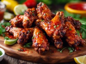 spicy chicken wings galore