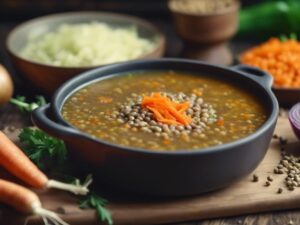 steps for making lentil soup