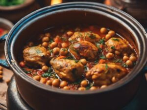 turkish chicken chickpea stew