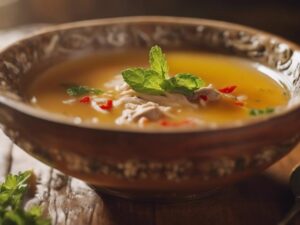 turkish chicken soup features