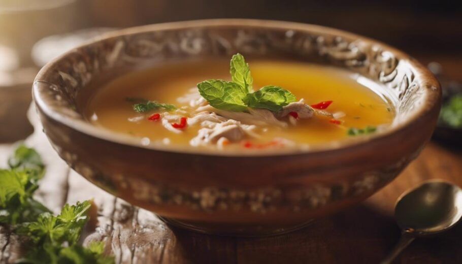 turkish chicken soup features