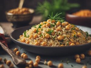 turkish chickpea pilaf variations