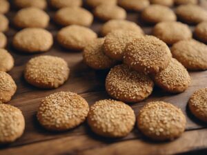 turkish sesame seed cookies