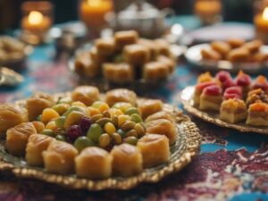 turkish sweet delicacies showcase