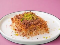 Chilled Kadayıf Dessert Recipe (Soğuk Kadayıf Tatlısı)