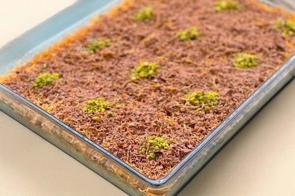 Chilled Kadayıf Dessert Recipe (Soğuk Kadayıf Tatlısı)